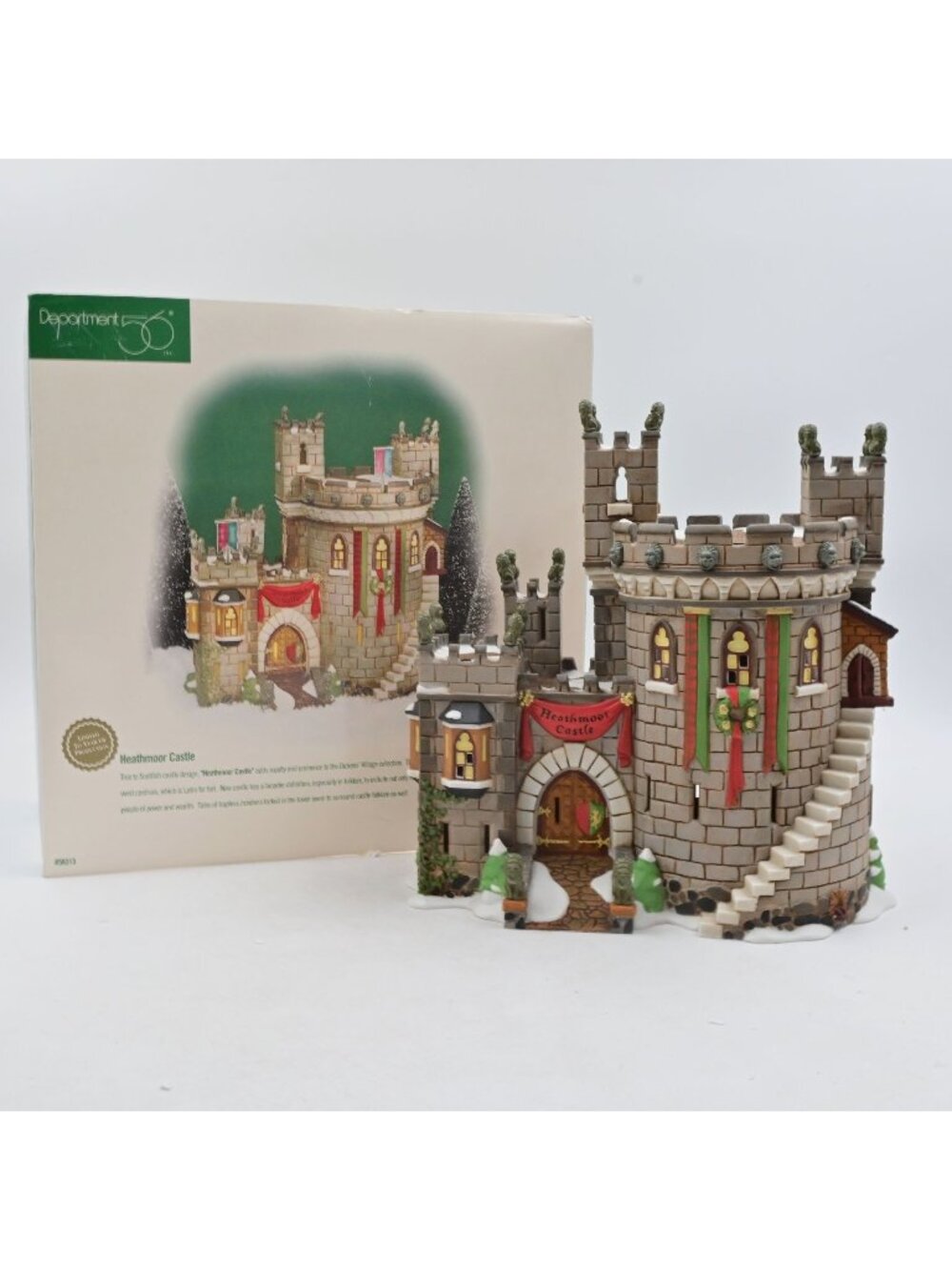 Department 56 Dickens Village Heathmoor Castle 58313 Limited Retired With Box
